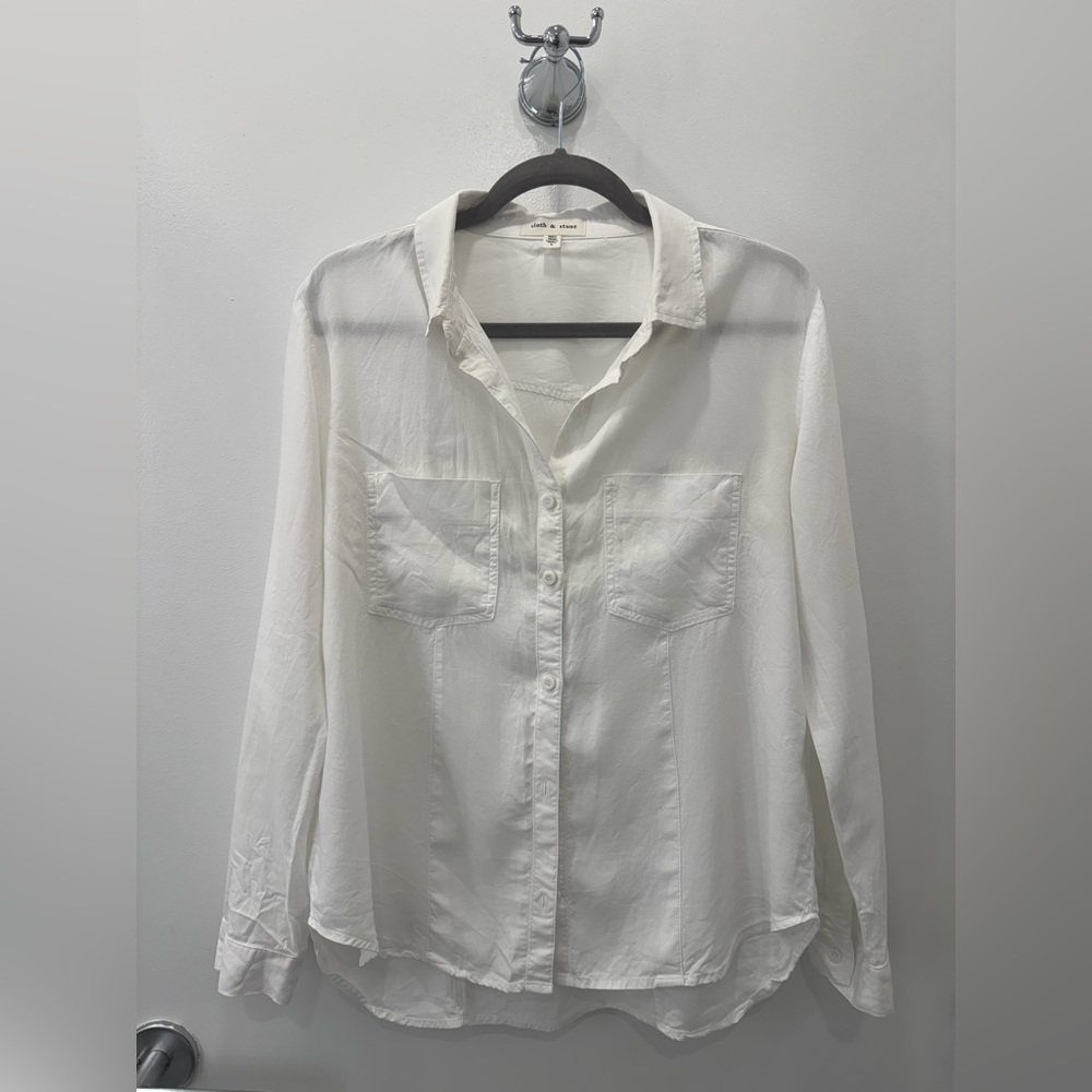White Button-Up Shirt